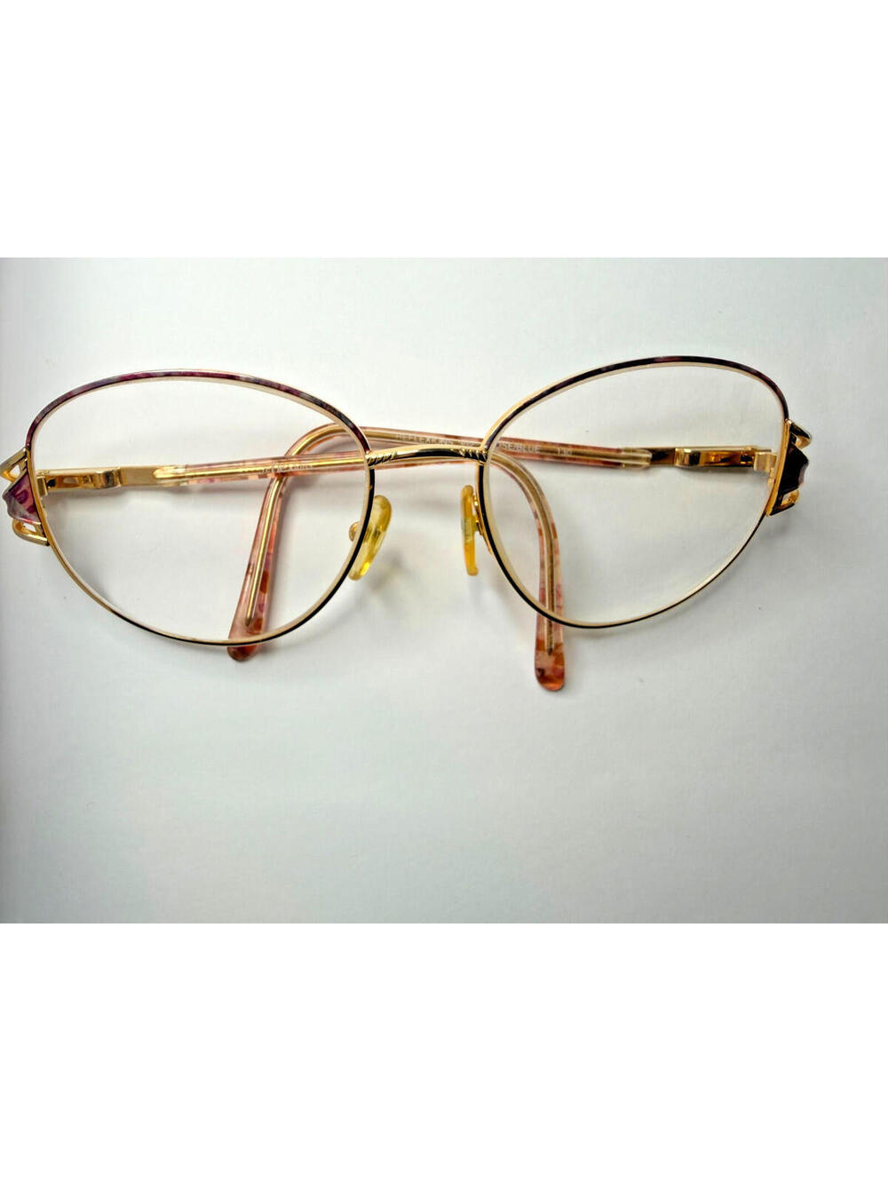 Vintage pair  Reflexions 302 eyeglass frames featuring rose & blue color‎ scheme - Picture 5 of 6